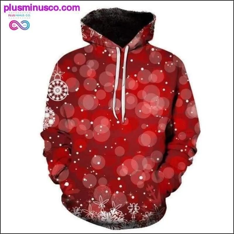 Cute 3D Christmas Season Hoodie || PlusMinusco.com