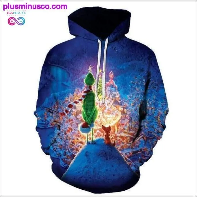 Cute 3D Christmas Season Hoodie || PlusMinusco.com