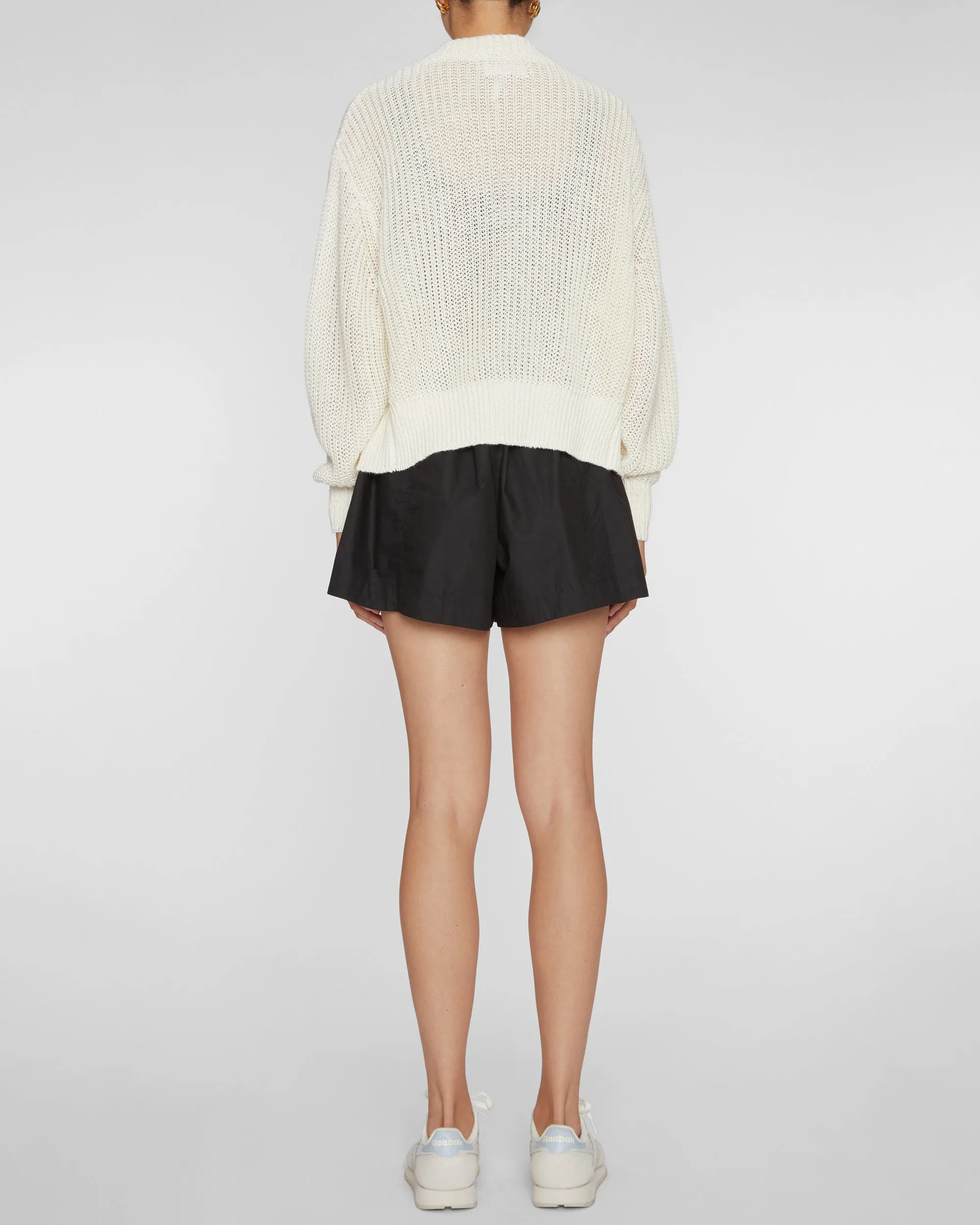 Gada Cropped Cardi in Cream