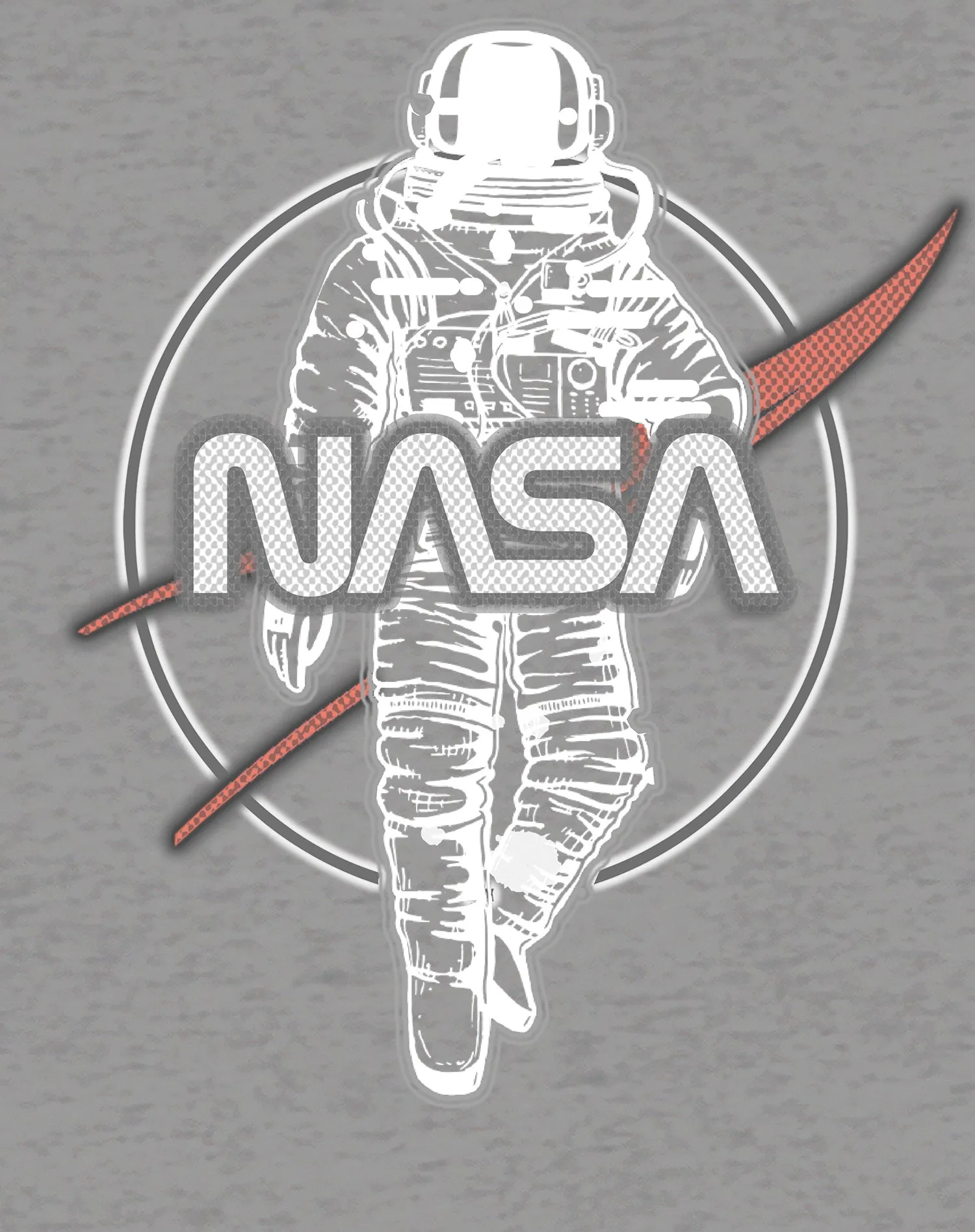 Science Space NASA Logo Retro 70s Astronaut Nerd Geek Chic Official Women's T-shirt