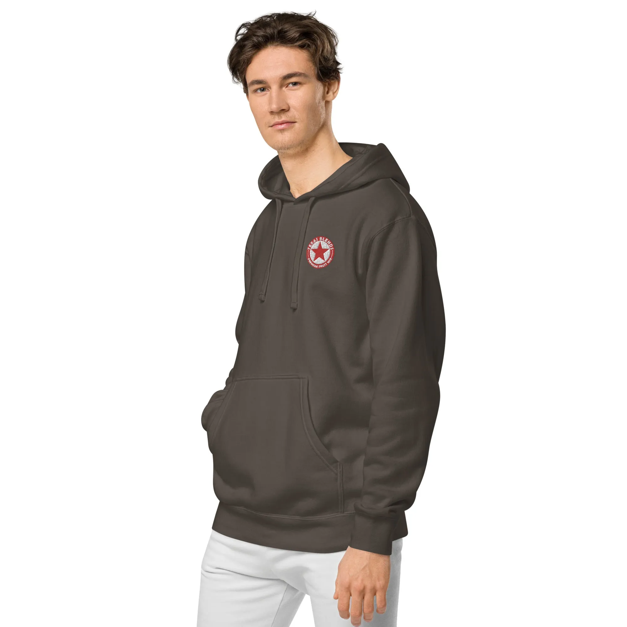 Texas Blends Red Logo Unisex pigment-dyed hoodie